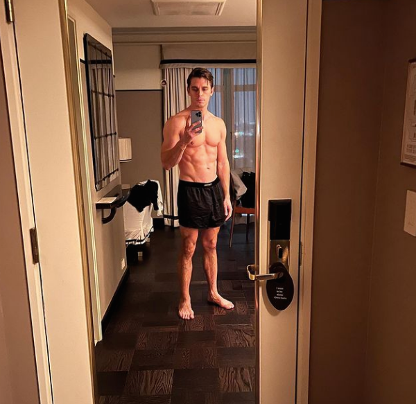 Antoni Porowski Appears Extra Jacked Than Ever in a Recent Shirtless Selfie