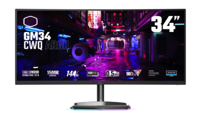 Cooler Grasp launches GM27-CFX and GM34-CWQ zigzag VA gaming monitors every with 98 percent DCI-P3 coverage