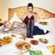 Kourtney Kardashian Eats Vegan Rooster in Lingerie with Travis Barker for Courageous Campaign