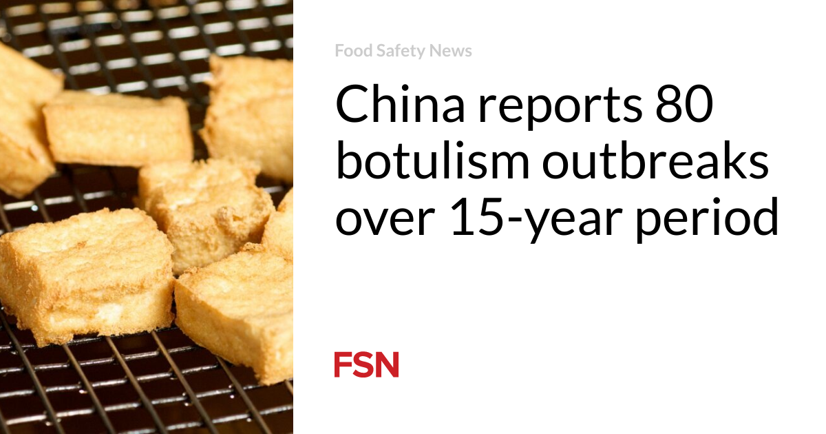 China studies 80 botulism outbreaks over 15-365 days period