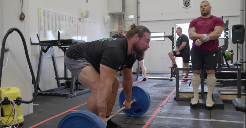 Explore Strongman Martins Licis Put together With Deadlifter Rauno Heinla
