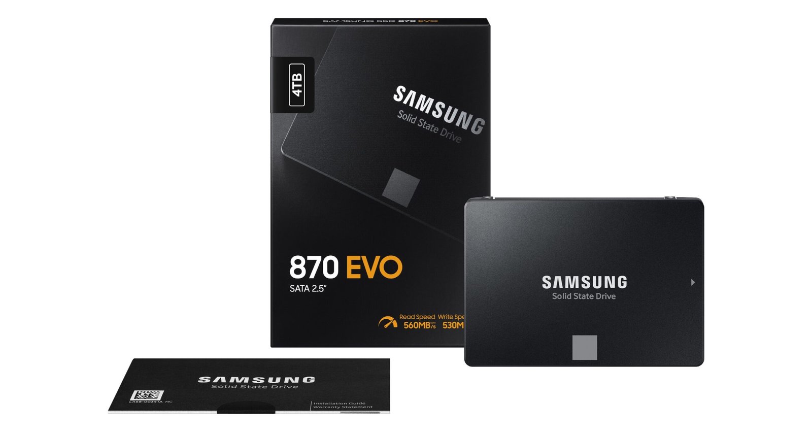 Samsung 870 EVO SATA SSDs now discounted by as much as 43% on Amazon