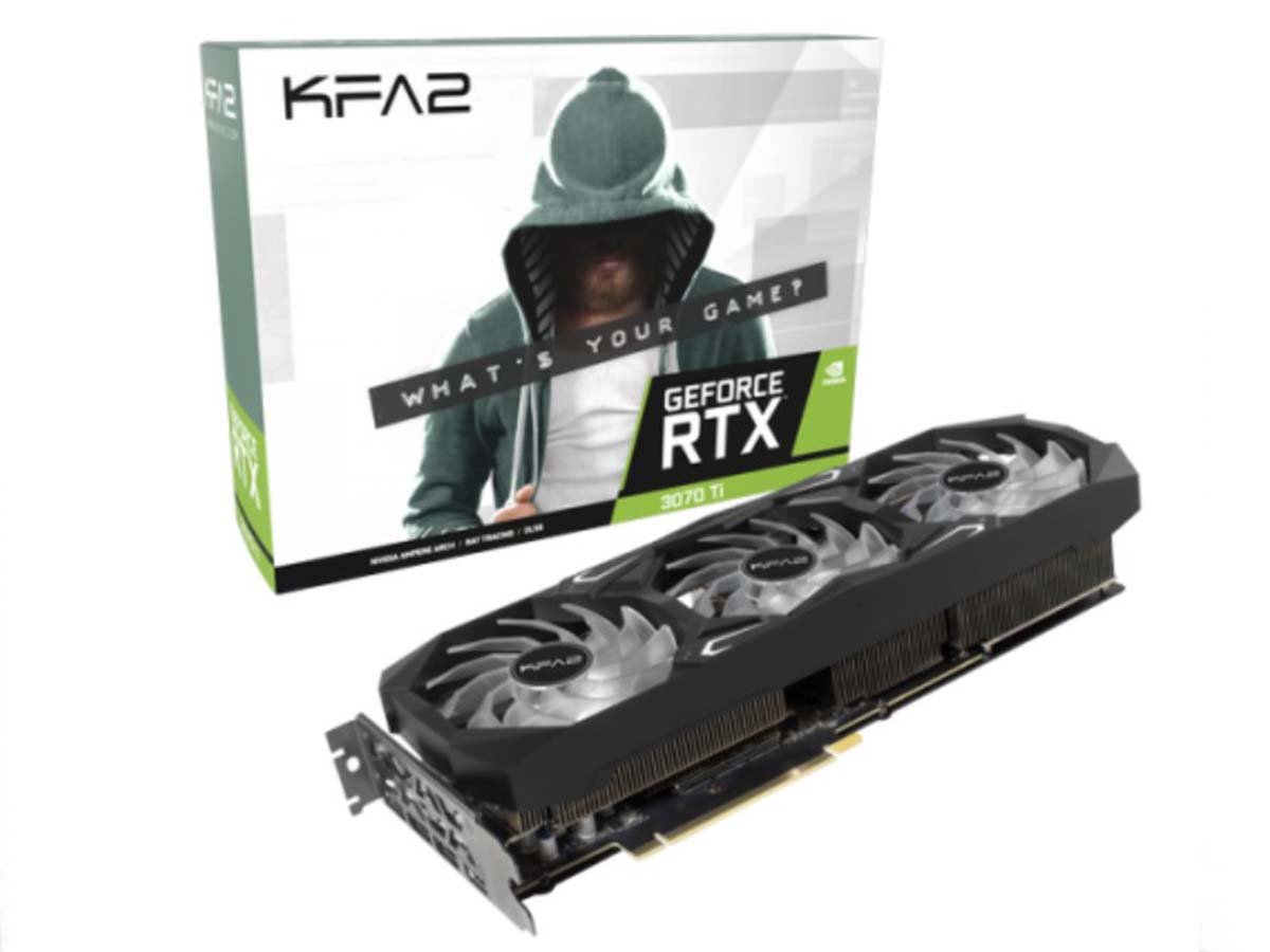 KFA2 GeForce RTX 3070 Ti SG desktop graphics card in overview: Ampere is serene handsome mid-differ