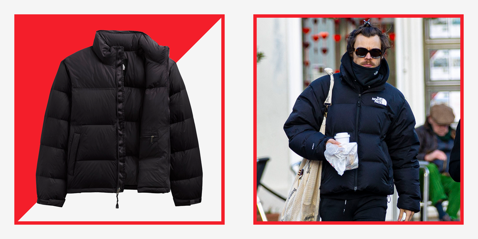 Harry Styles Proves That The North Face’s Nuptse Puffer Is the Ideal Winter Jacket