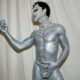 Lil Nas X Showed Up to the Met Gala in Nothing But a Metallic Thong, Silver Physique Paint, and Jewels