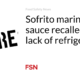 Sofrito marinating sauce recalled over lack of refrigeration